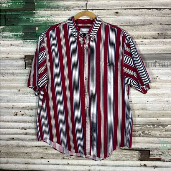 Vintage Striped Red Shirt - Picture 1 of 7